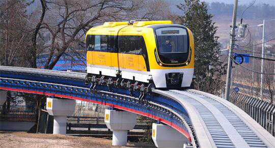 대전 유성구 한국기계연구원에 구축된 1.3㎞ 구간의 자기부상열차 시험선로가 27년 만에 철거된다. 기계연 제공